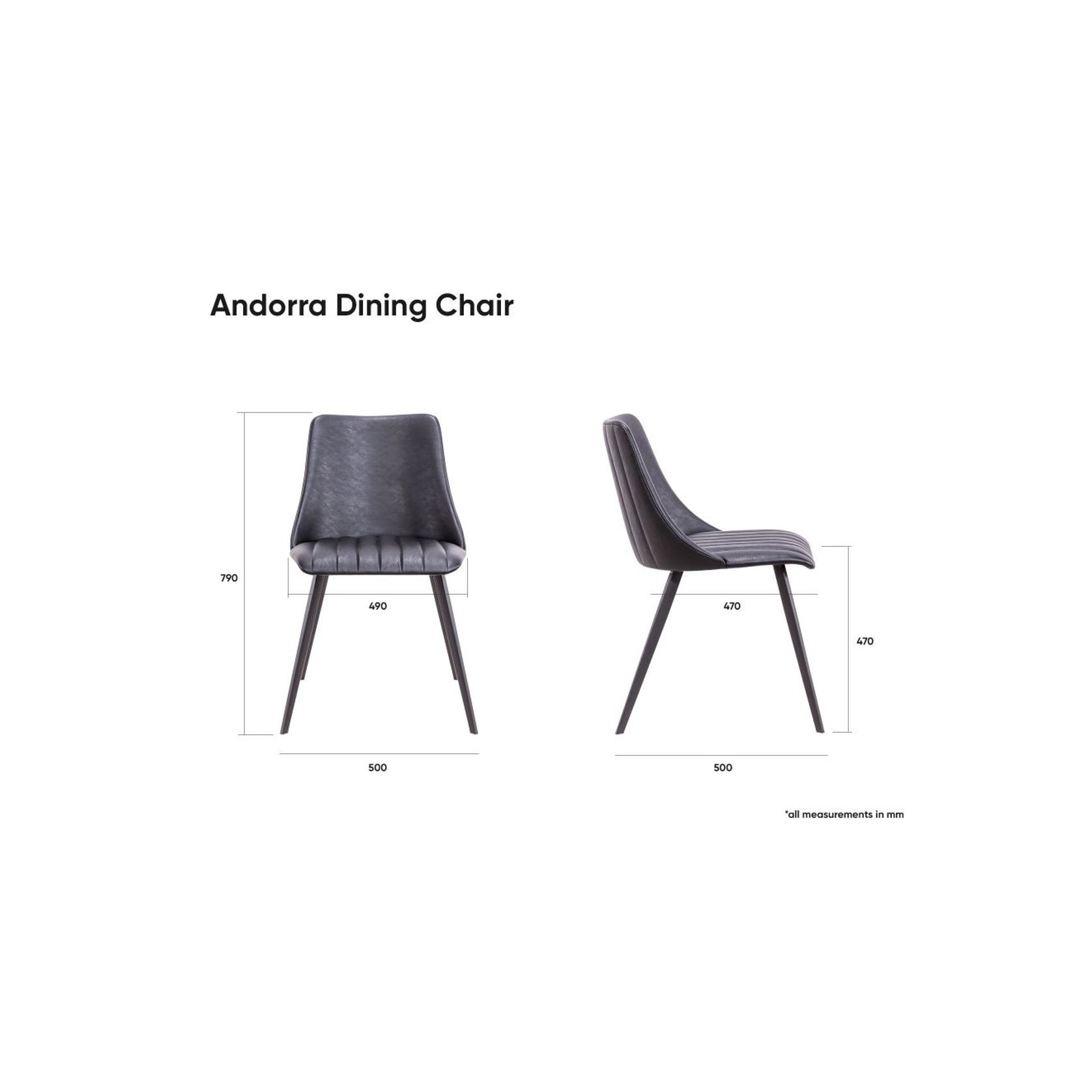 Andorra Dining Chair Vintage Seat gallery detail image