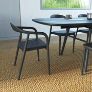 Arki Armchair - Black Ash gallery detail image