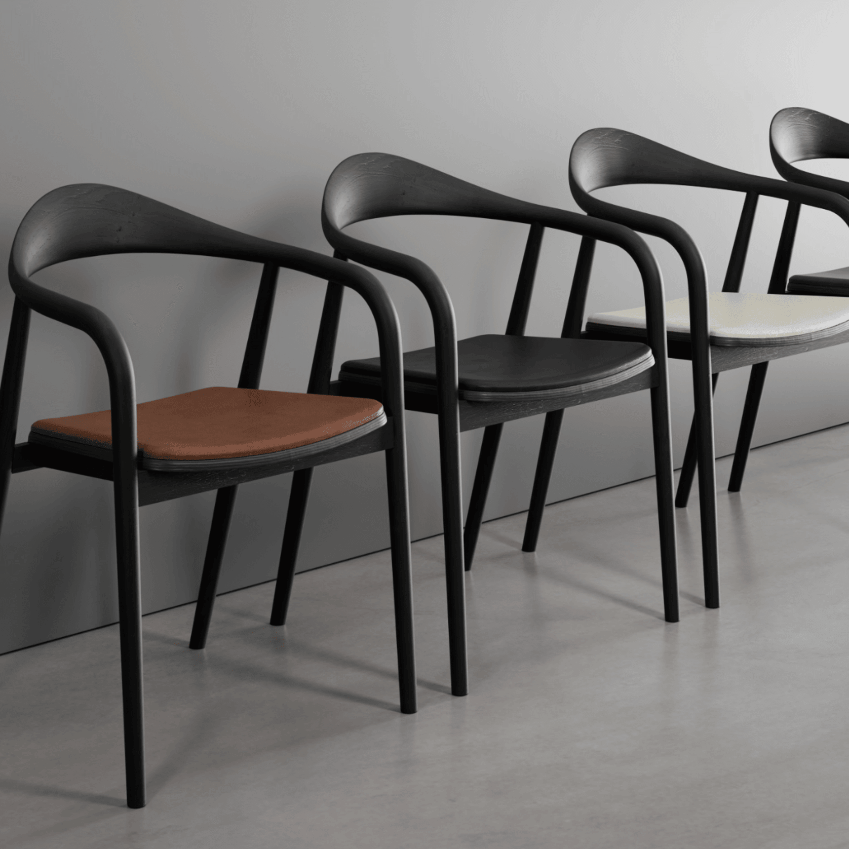 Arki Armchair - Black Ash with Pad gallery detail image