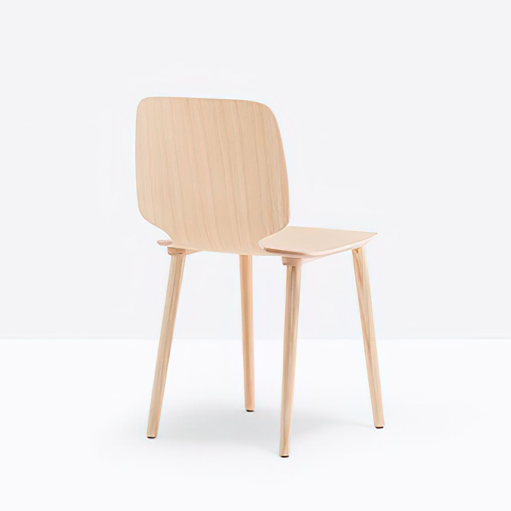 Babila 2700/A Timber Cafe Chair by Pedrali gallery detail image