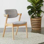 Bella Dining Chair | Natural Hardwood Frame gallery detail image