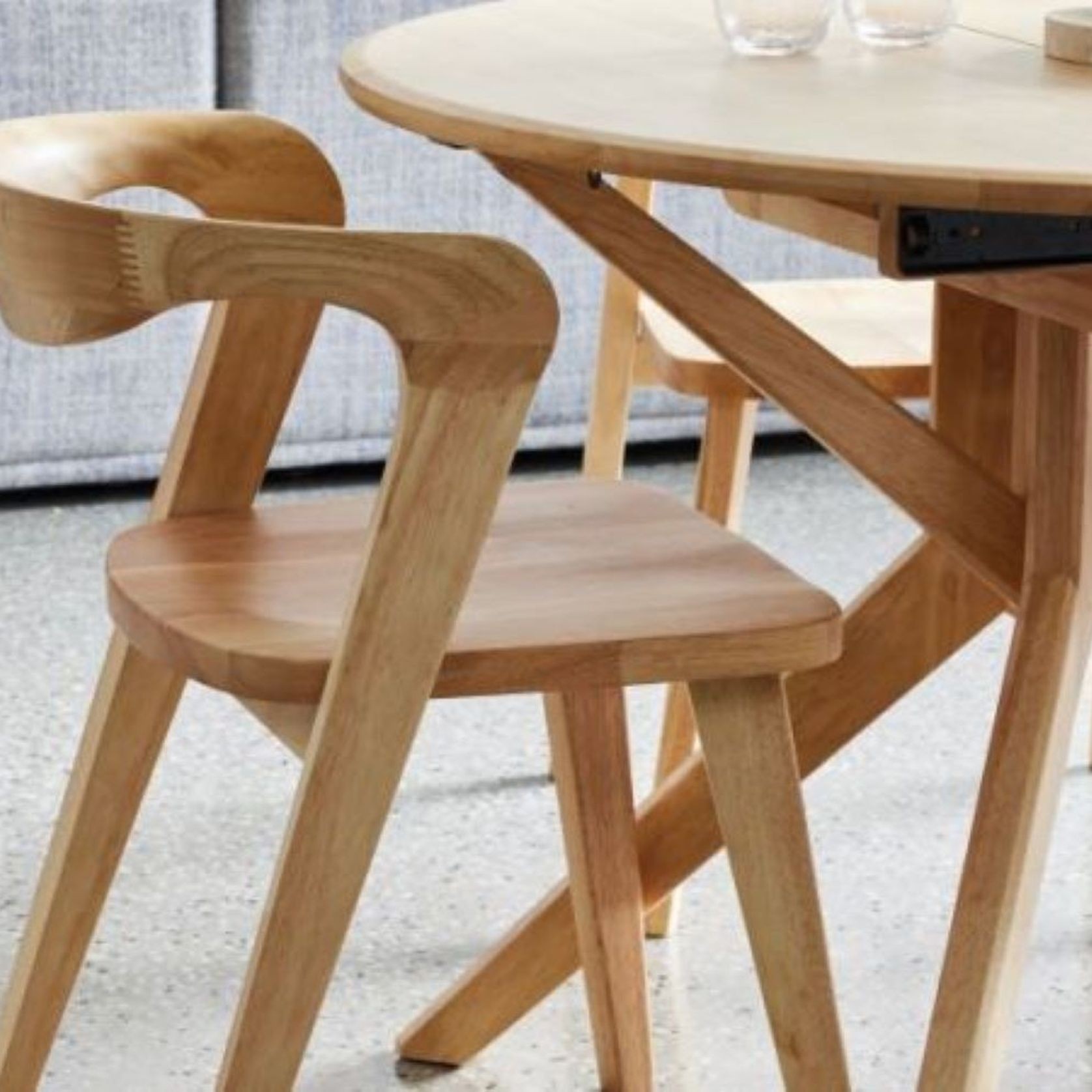 Casa Natural Hardwood Dining Chair gallery detail image