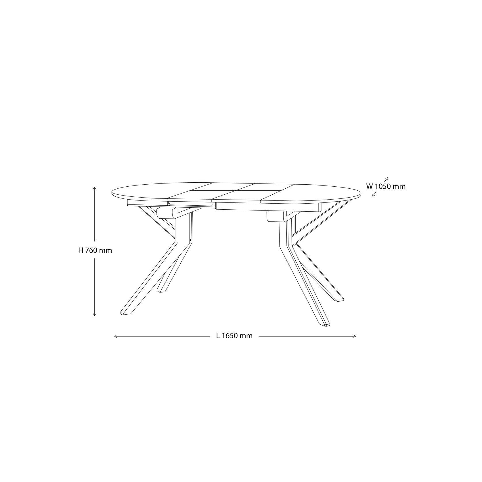 Casa 5PCE Extendable Dining Set | Natural Hardwood gallery detail image
