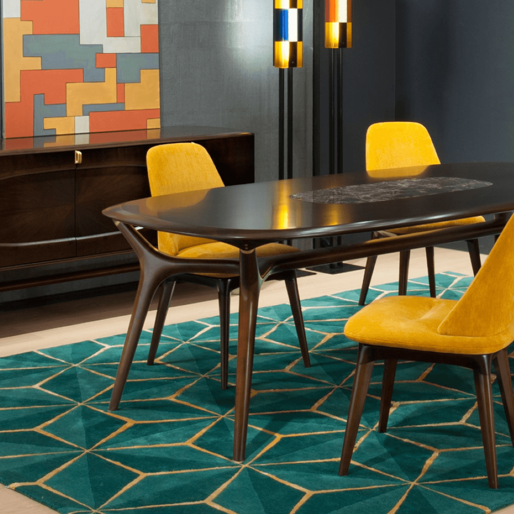 Winch Swivel Dining Chair gallery detail image