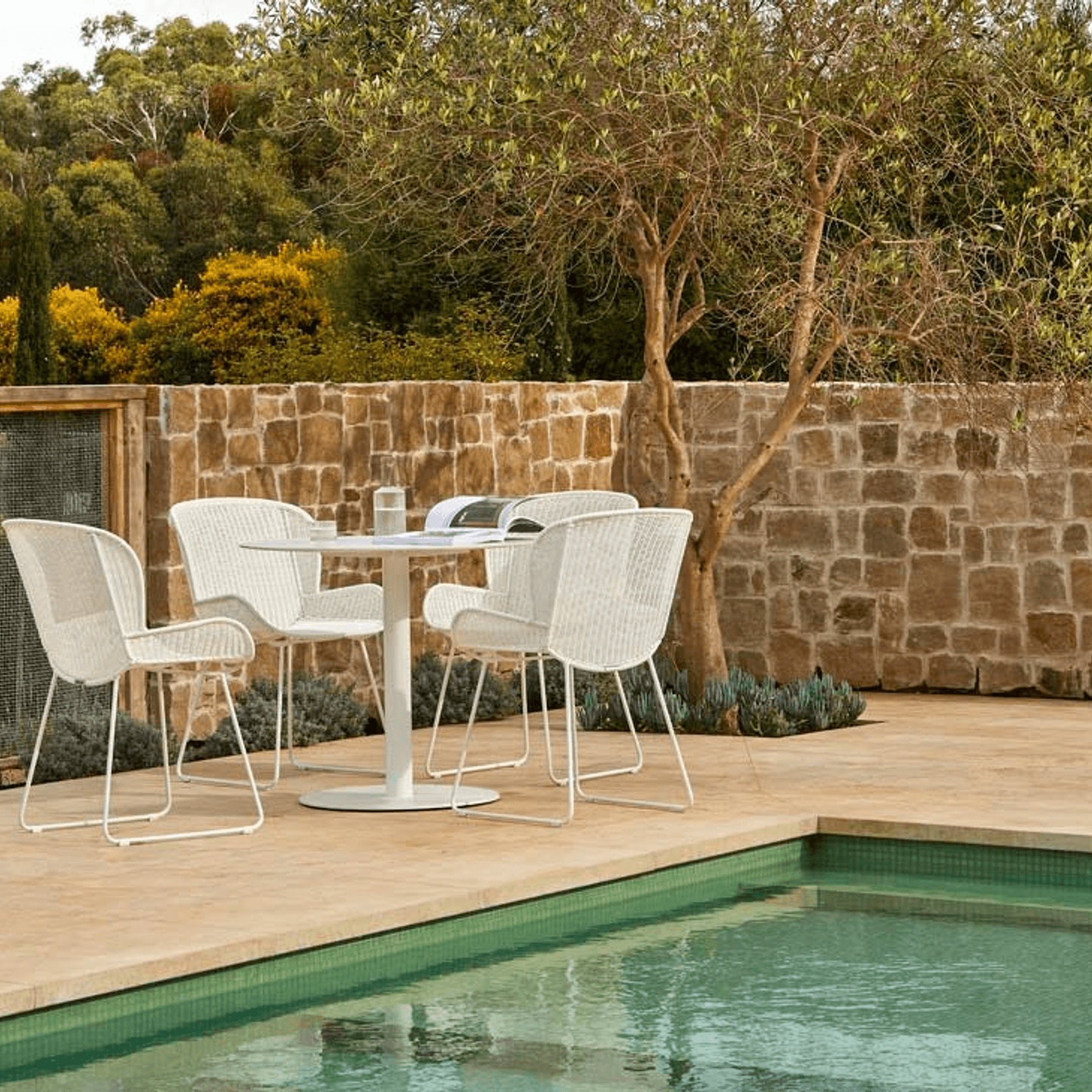 Granada Butterfly Closed Weave Dining Chair gallery detail image