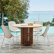 Granada Scoop Closed Weave Dining Chair gallery detail image