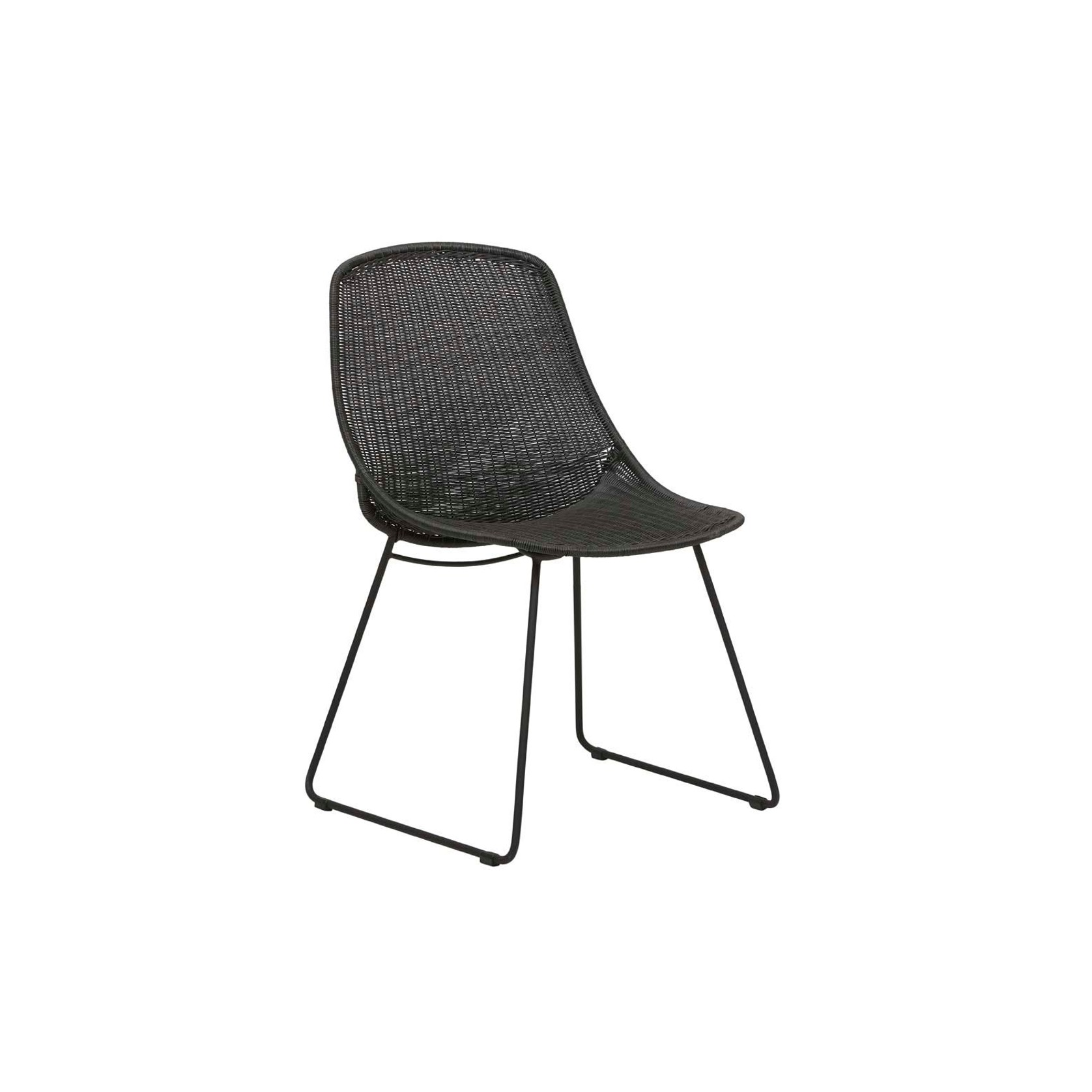 Granada Scoop Closed Weave Dining Chair gallery detail image