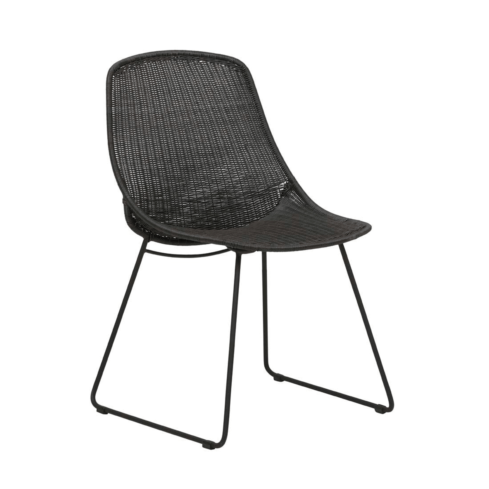 Granada Scoop Closed Weave Dining Chair gallery detail image