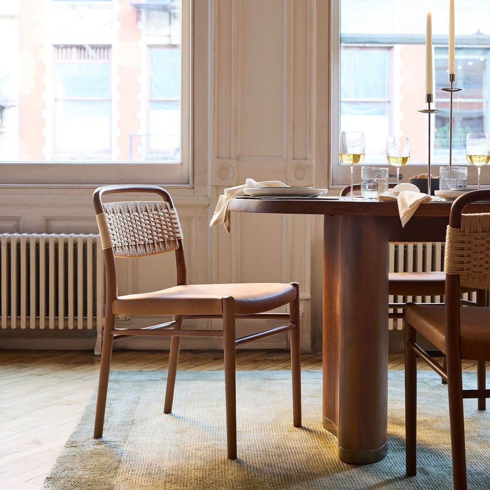 Eindhoven Leather Dining Chair gallery detail image