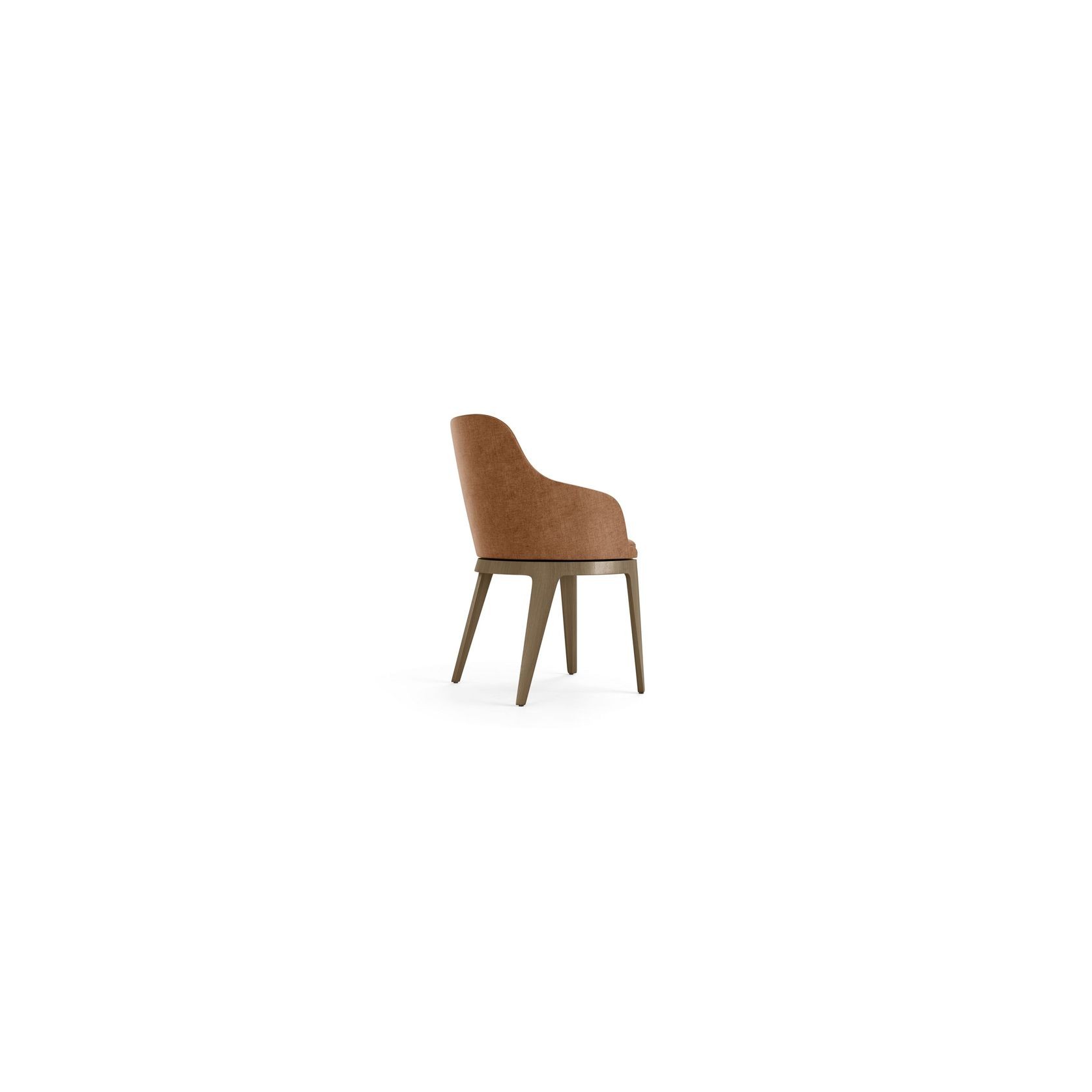 Tournicotti Fixed Dining Armchair - Wooden Base gallery detail image