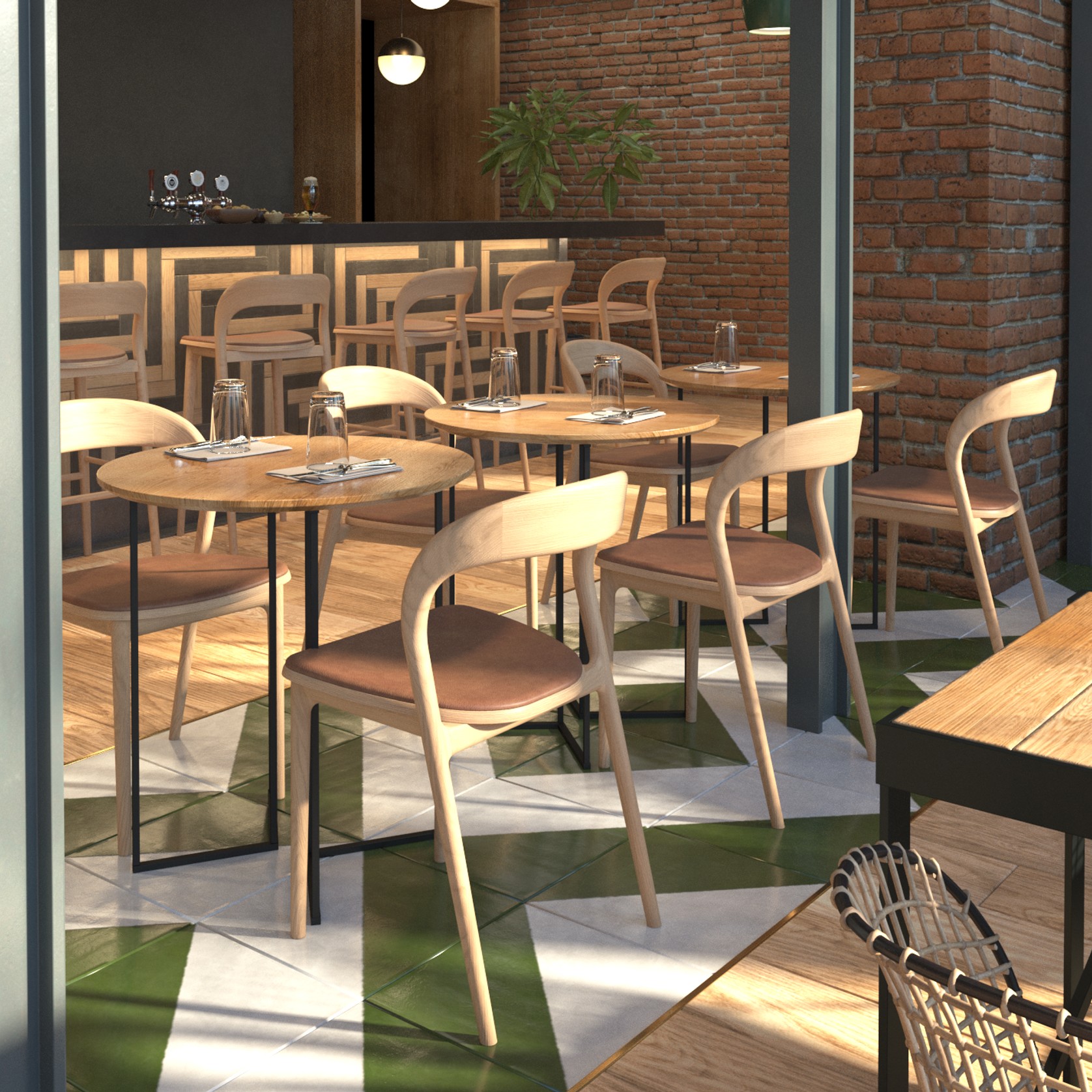 Arki Armchair - Natural with Pad gallery detail image
