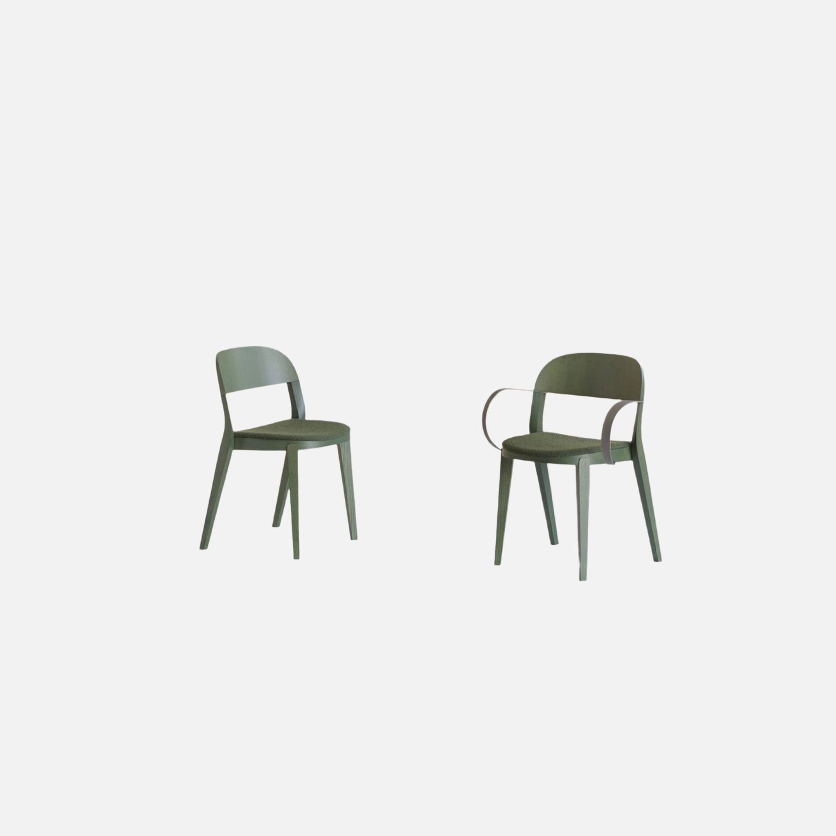 Minima Dining Chair (Padded Seat) gallery detail image