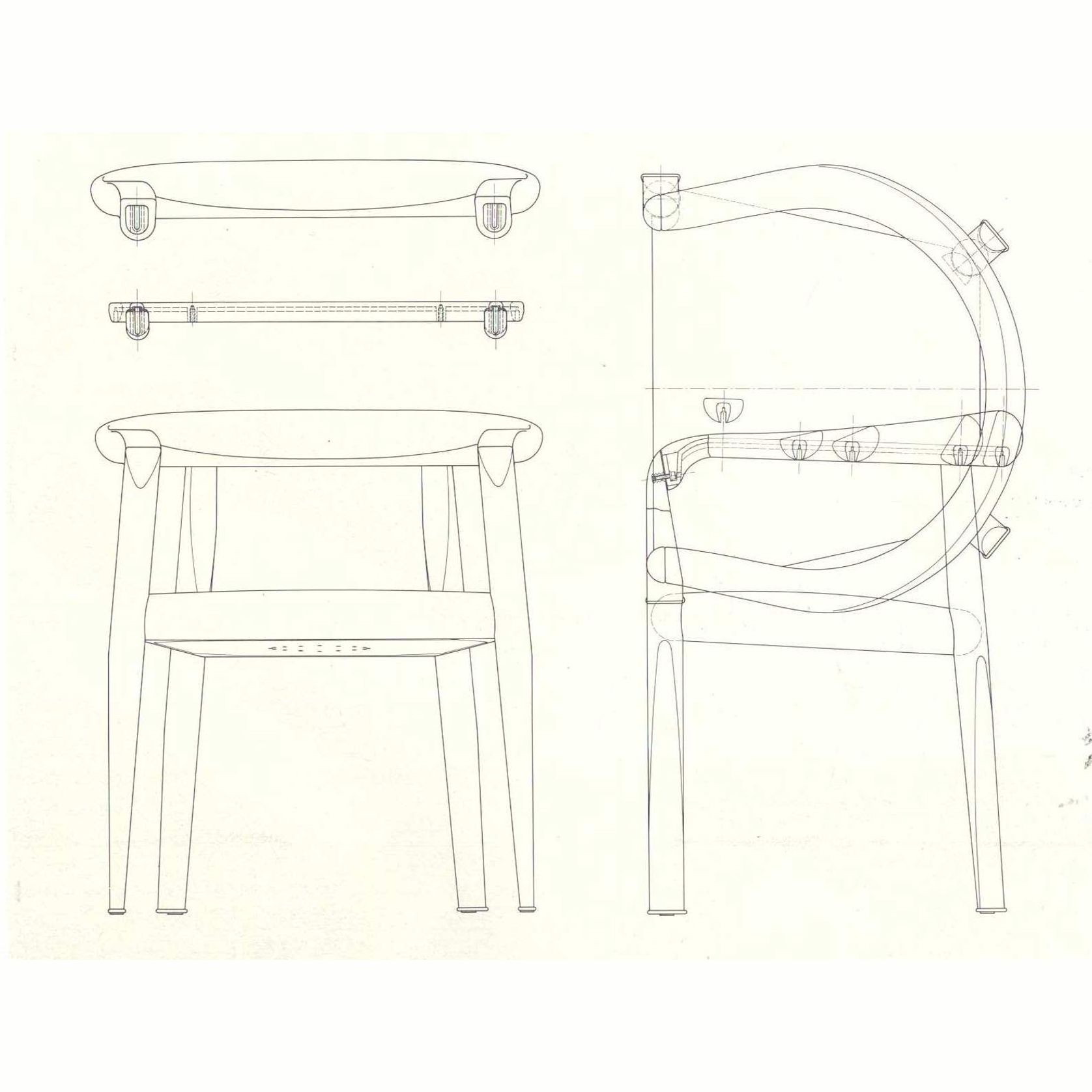 MHC.3 MISS Dining Chair by Molteni&C gallery detail image
