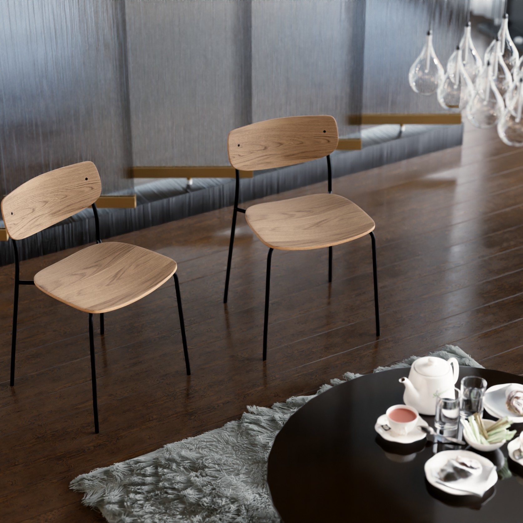 Rylie Chair - Natural Ash Seat and Backrest gallery detail image