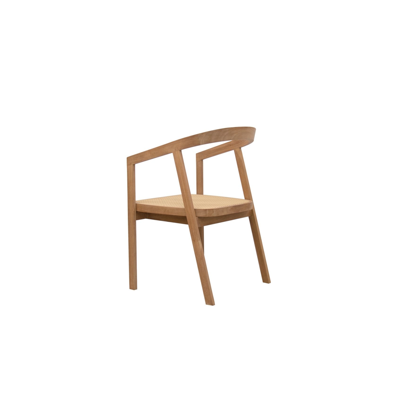 Rosetta Teak Outdoor Dining Chair gallery detail image