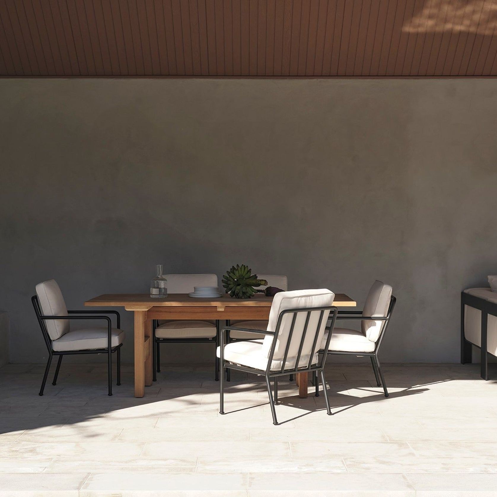 Outdoor Johnny Rectangular Dining Table gallery detail image