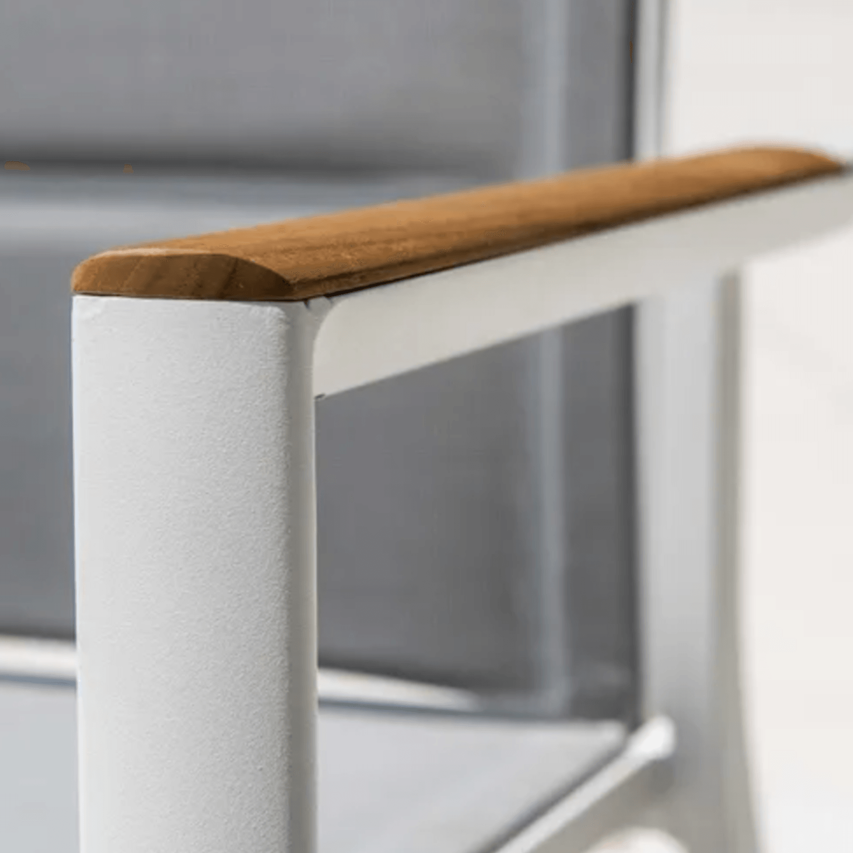 Danli Ceramic Outdoor Table & 8 Sevilla Teak Arm Chairs gallery detail image