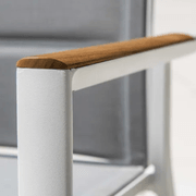 Danli Ceramic Outdoor Table & 8 Sevilla Teak Arm Chairs gallery detail image