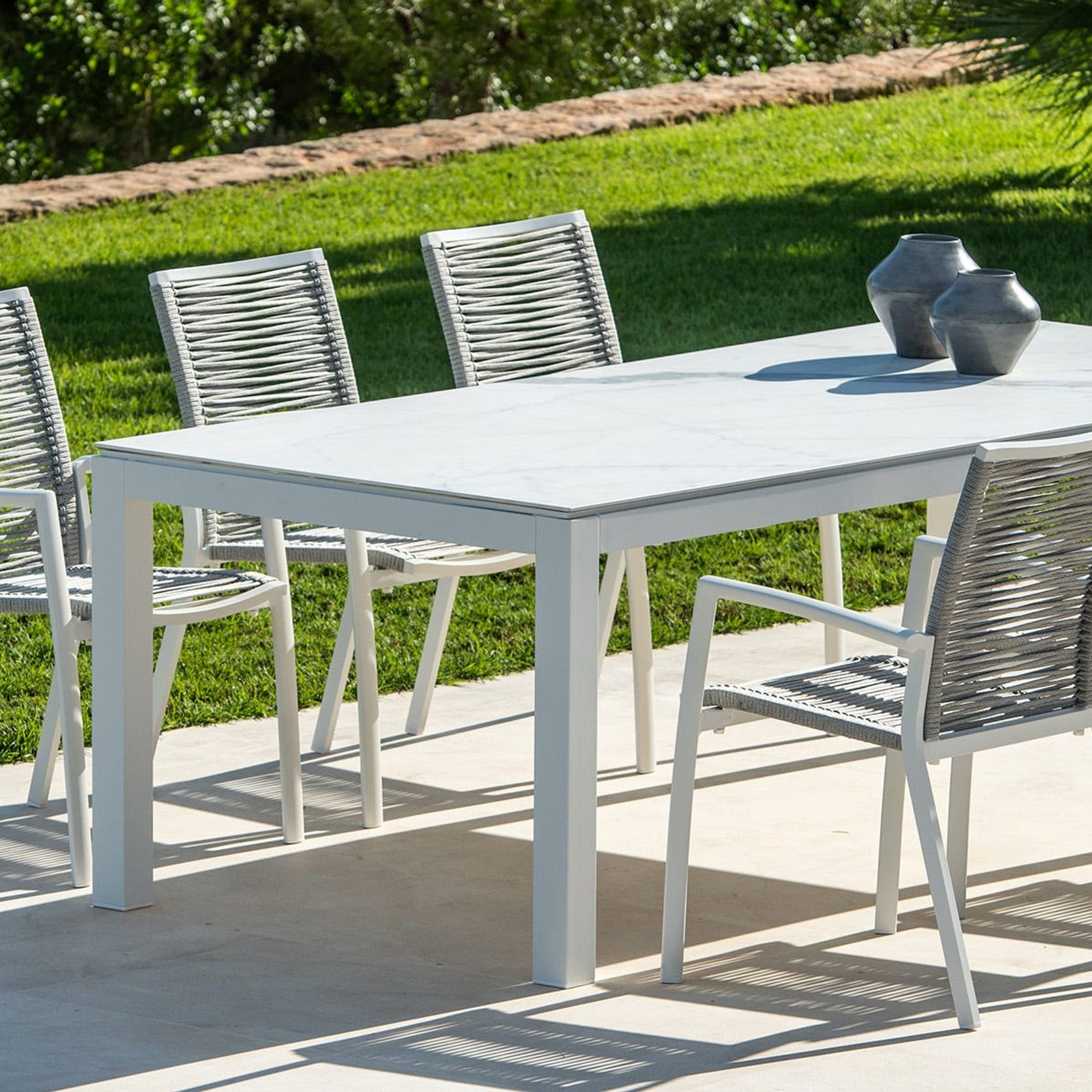 Danli Outdoor Ceramic Dining Table 220 x 100cm gallery detail image
