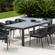 Danli Ceramic Outdoor Table with 8 Gizella Chairs gallery detail image