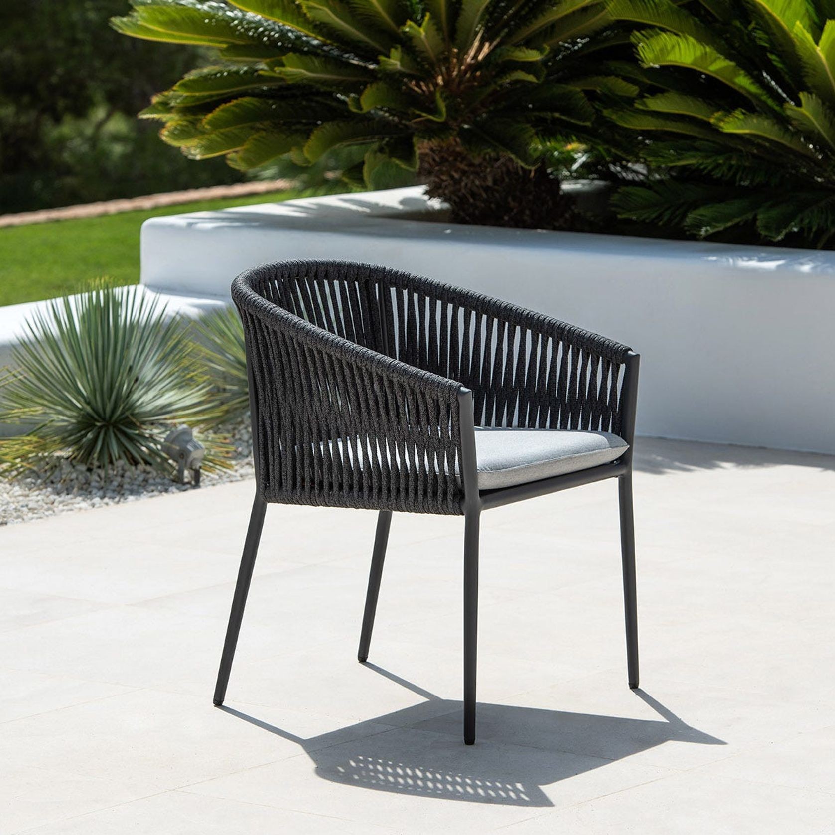 Danli Ceramic Outdoor Table with 8 Gizella Chairs gallery detail image