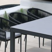 Danli Ceramic Outdoor Table with 8 Gizella Chairs gallery detail image