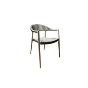 Serena Outdoor Dining Chair - Grey gallery detail image