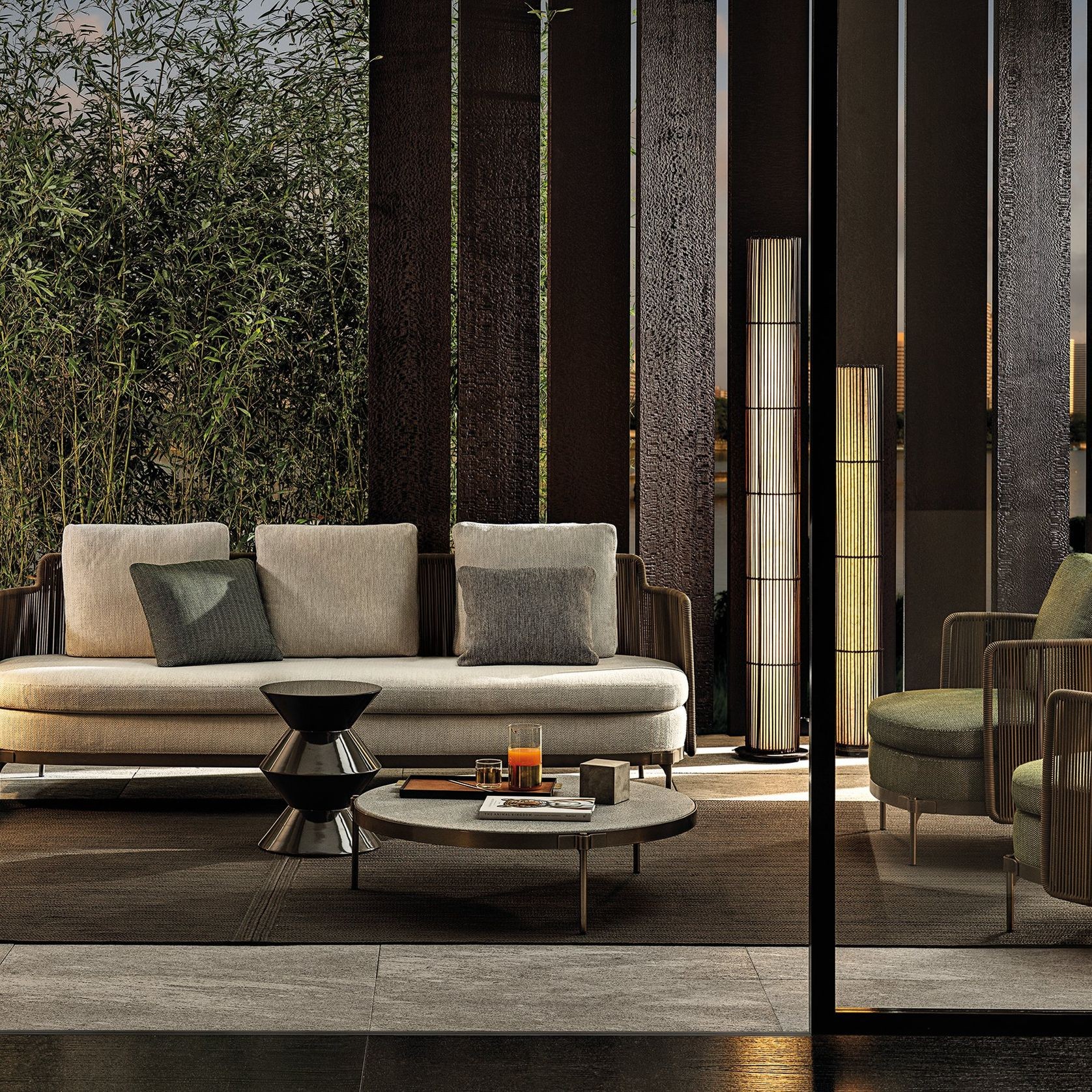 Tape Cord Outdoor Table by Minotti gallery detail image