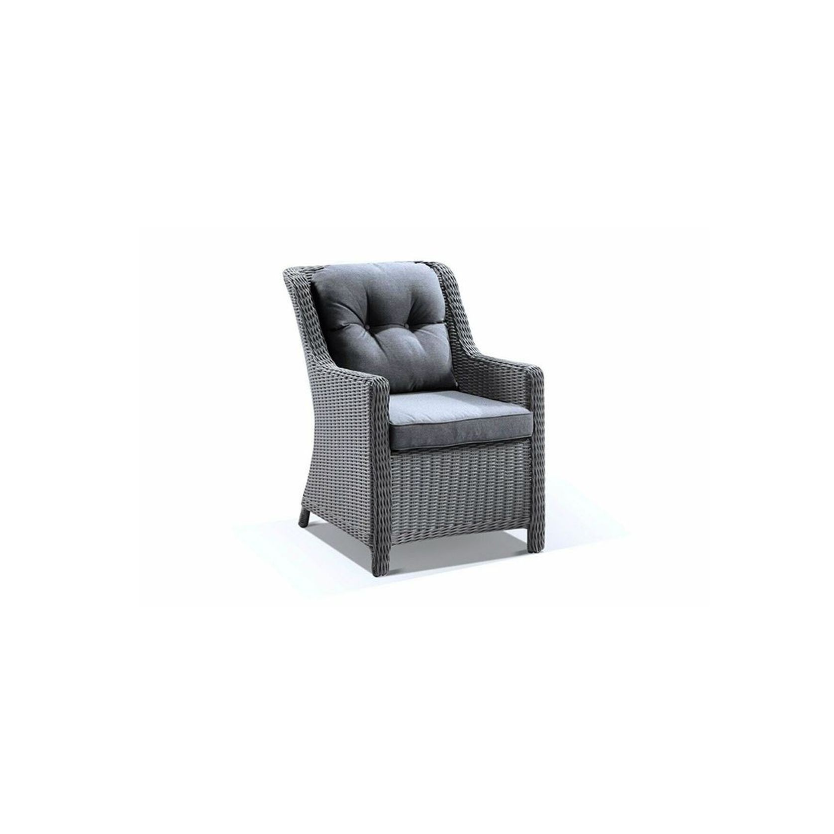 Piha High Back Outdoor Chair | Grey gallery detail image