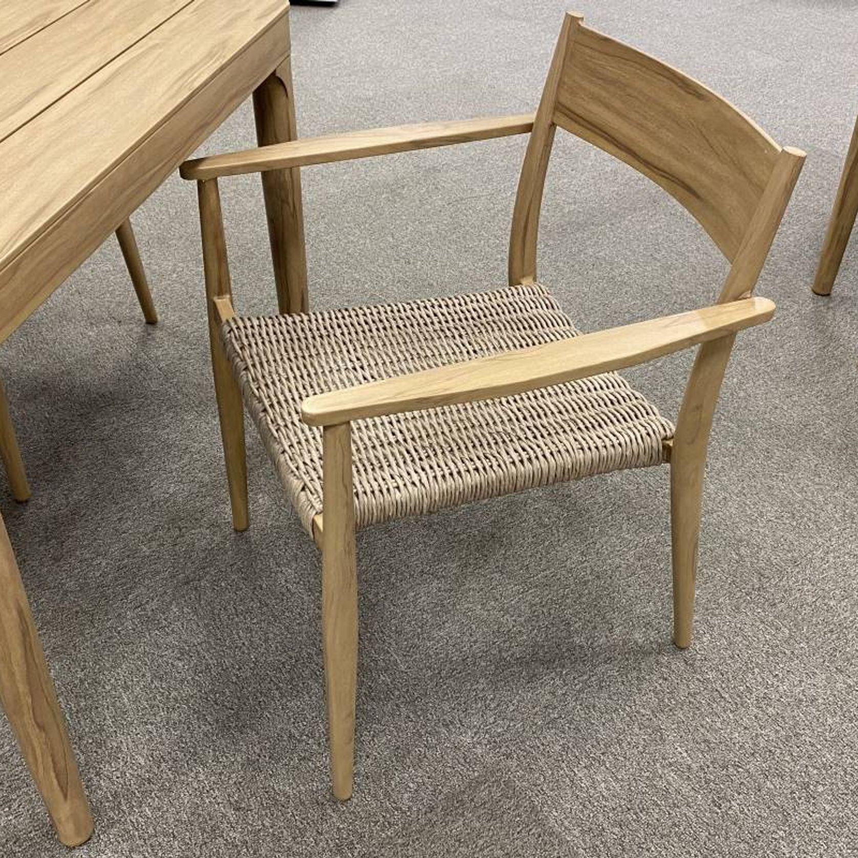 Lima 7pc Aluminium and Wicker Outdoor Dining Set gallery detail image