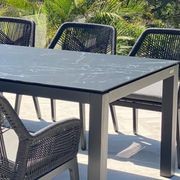 Danli Ceramic Table with Serang Chairs 9pc Outdoor gallery detail image