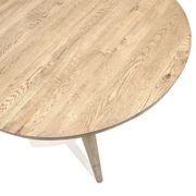 Vaasa Round Oak Dining Table - 120cm gallery detail image