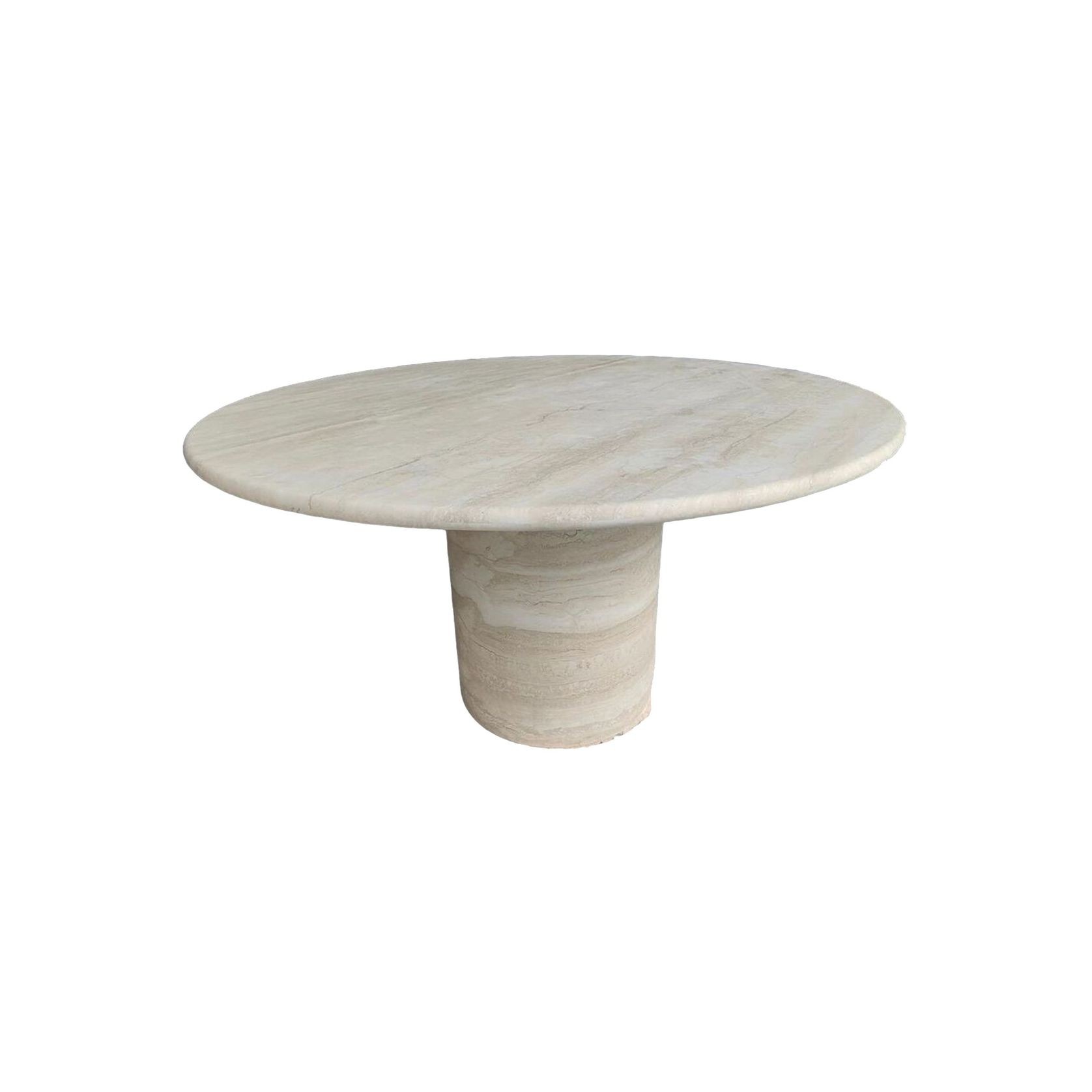 Court Dining Table-Italian Super White Travertine | Natural Stone Co. gallery detail image