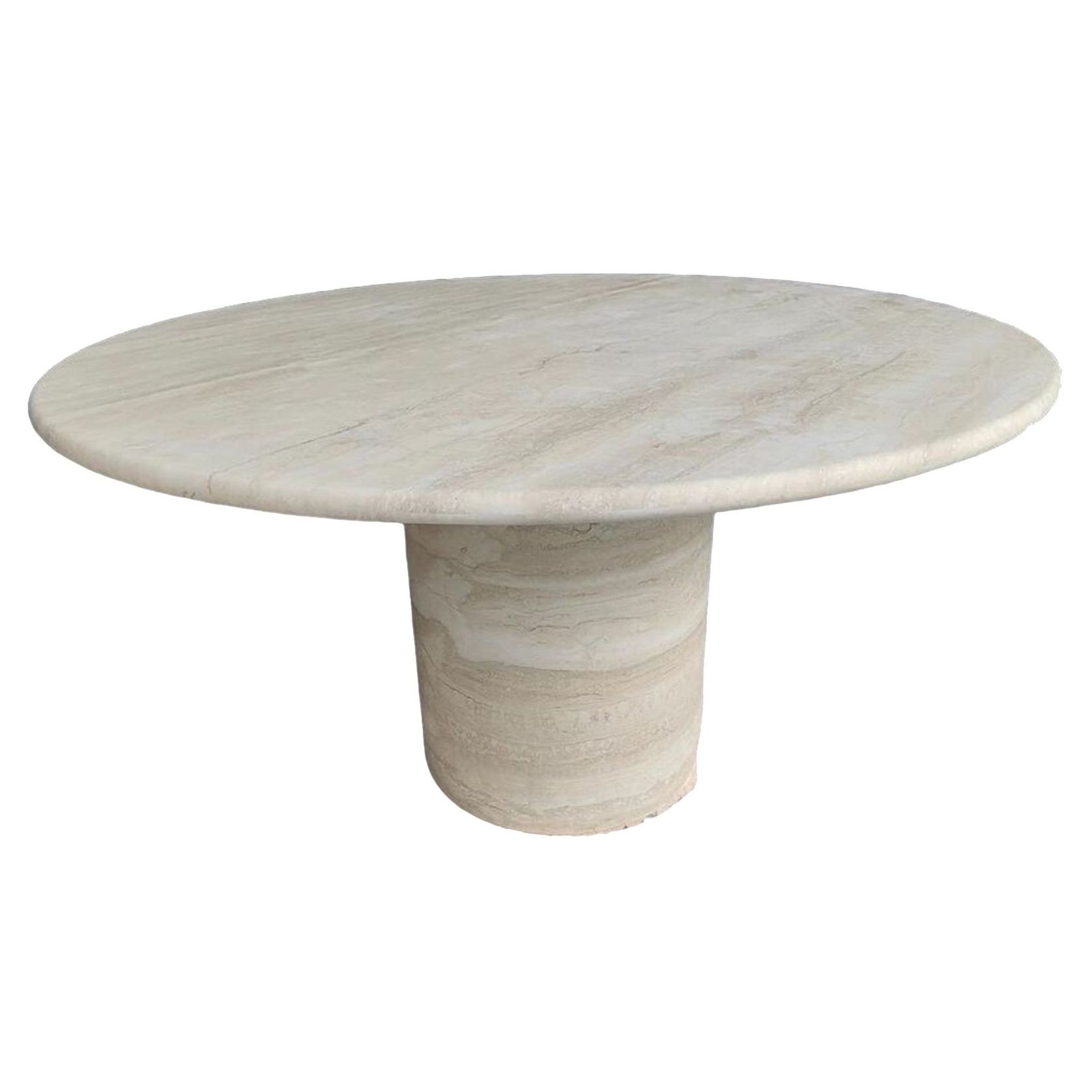 Court Dining Table-Italian Super White Travertine | Natural Stone Co. gallery detail image