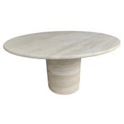 Court Dining Table-Italian Super White Travertine | Natural Stone Co. gallery detail image