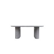 Solona Outdoor Concrete Table 200cm - Grey gallery detail image
