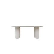 Solona Outdoor Concrete Table 200cm - White gallery detail image