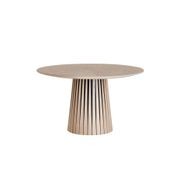 Arcadia Round Dining Table - Brushed Light Grey gallery detail image