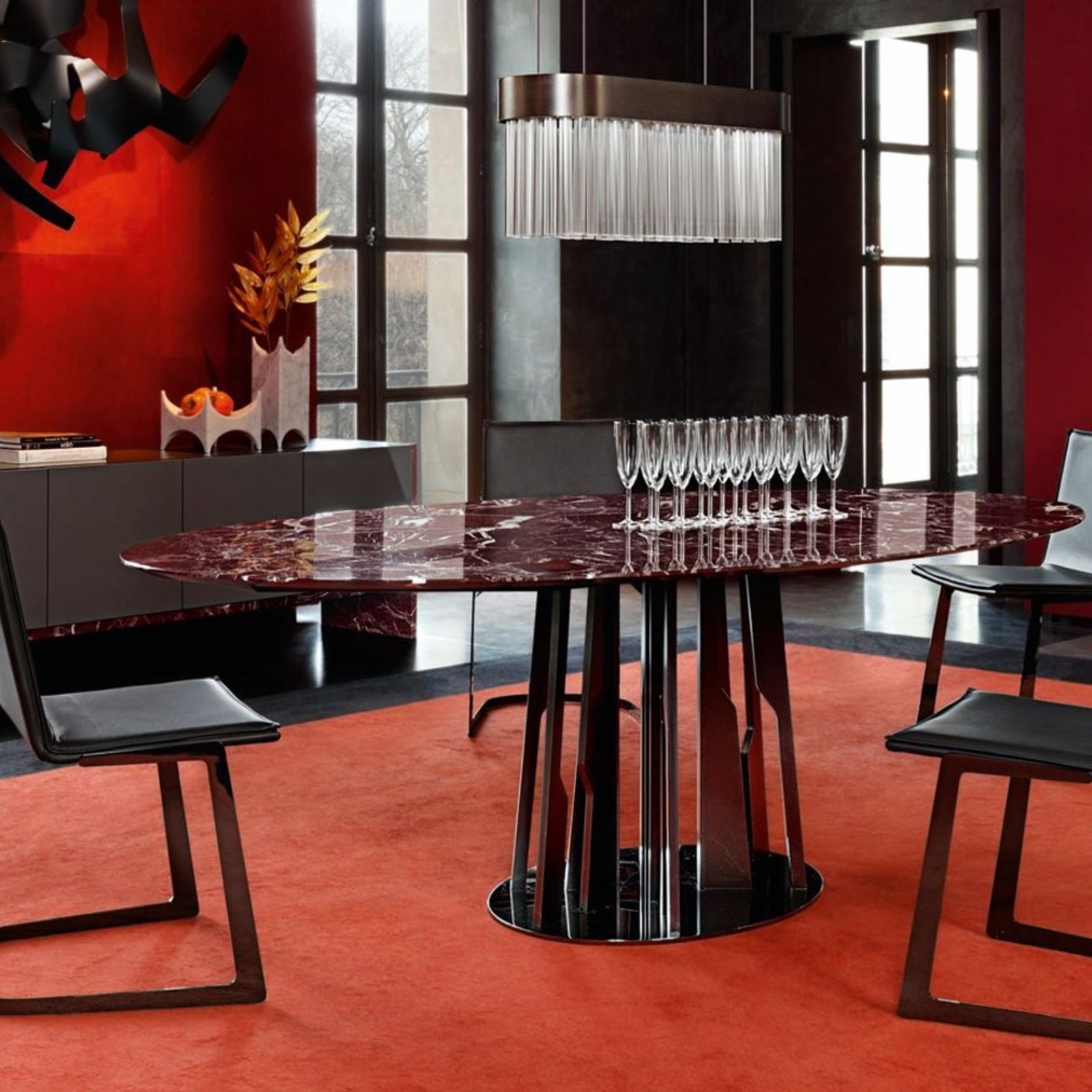 Ivresse oval dining table gallery detail image