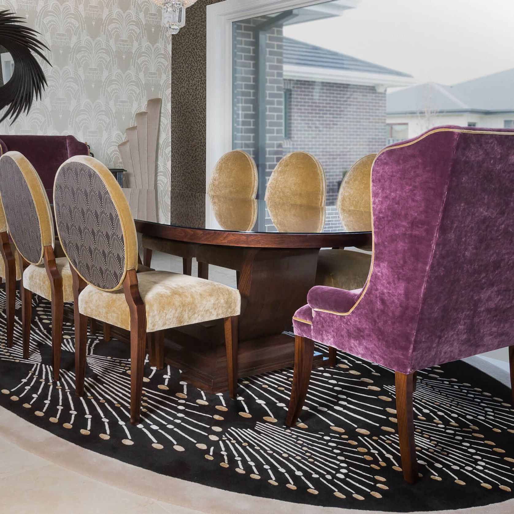 Art Deco Dining Table gallery detail image