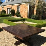 Square Parquetry Dining Table gallery detail image
