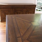 Bespoke Pattern Oak Parquetry Table gallery detail image