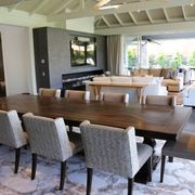 Oak Parquetry Dining Table gallery detail image
