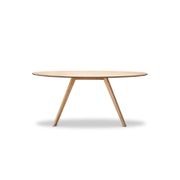 Carol Oval Dining Table | Natural Oak gallery detail image