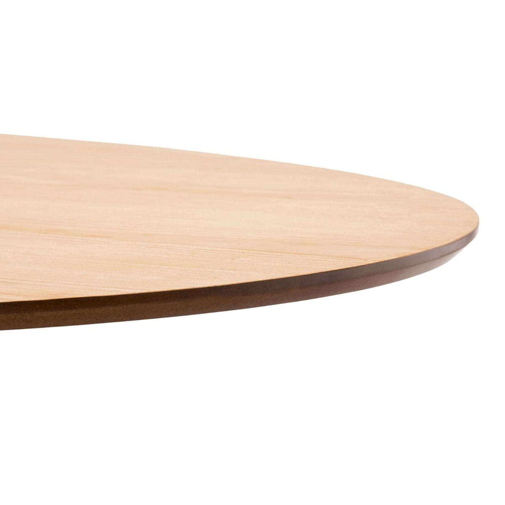 Carol Oval Dining Table | Natural Oak gallery detail image