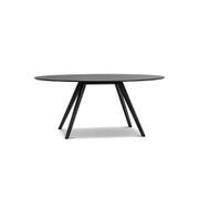 Carol Oval Dining Table | Black Oak gallery detail image
