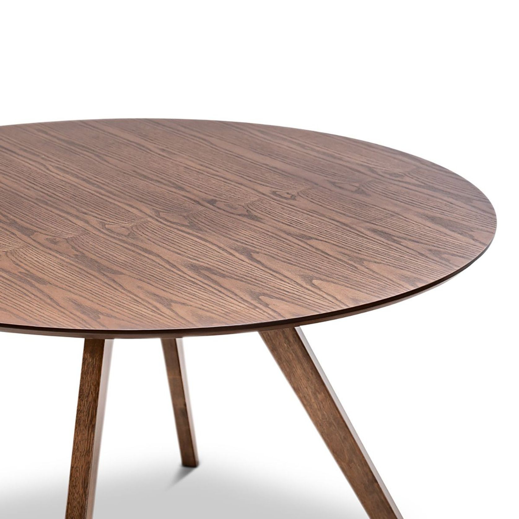 Milari Round Dining Table | Walnut gallery detail image