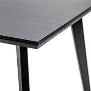 Bruno 180cm Dining Table | Black Oak gallery detail image
