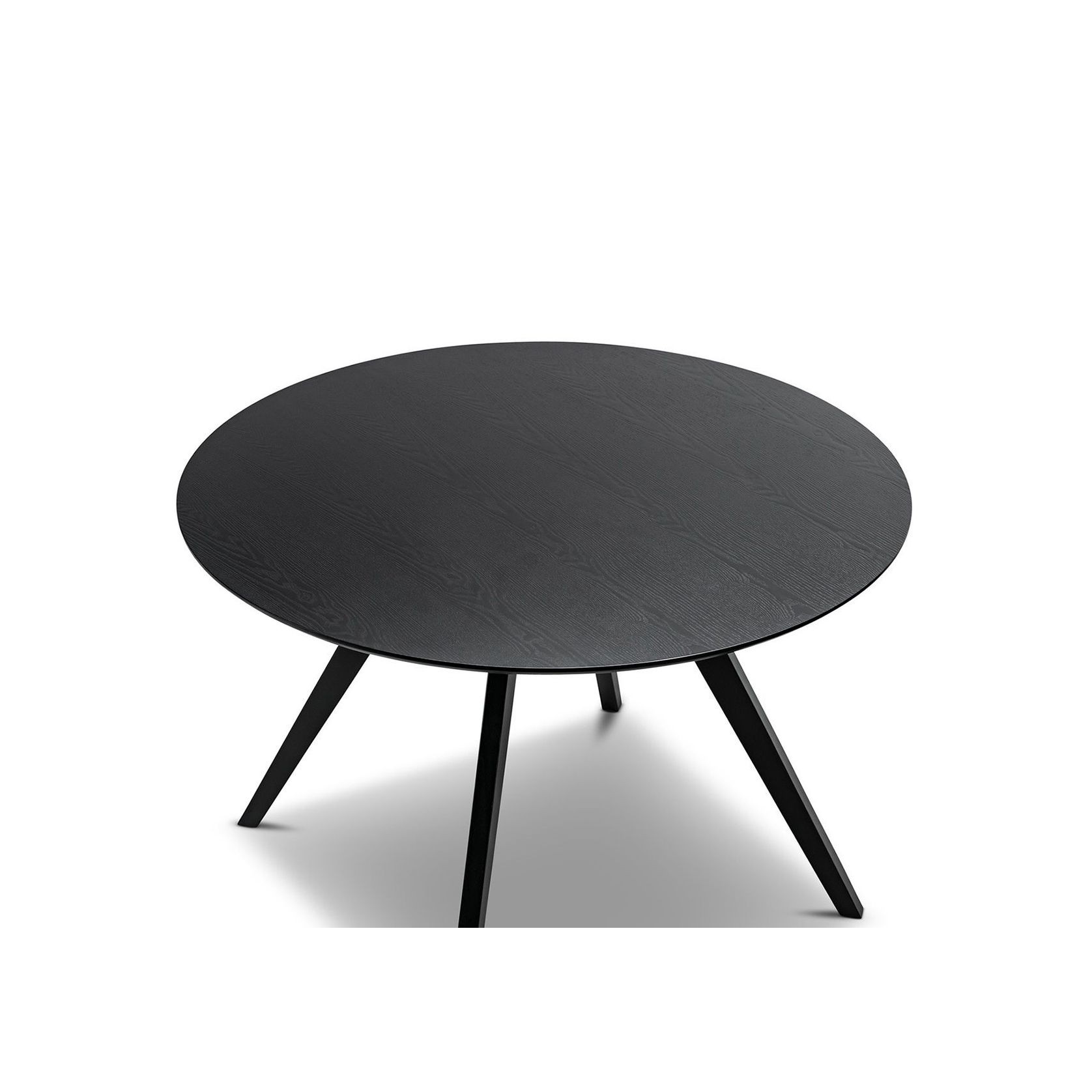 Milari Round Dining Table | Black Oak gallery detail image