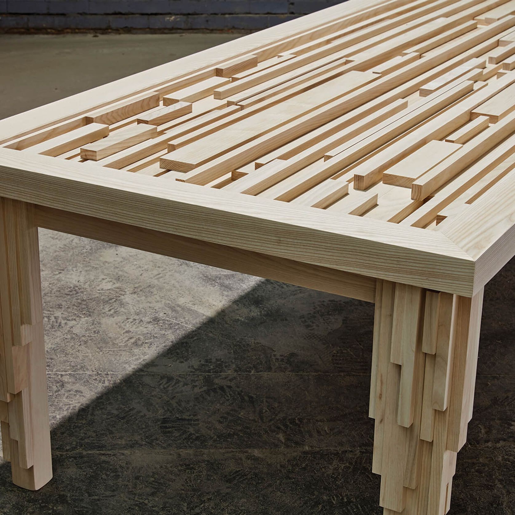 MA-Art Modern Parquetry Table gallery detail image